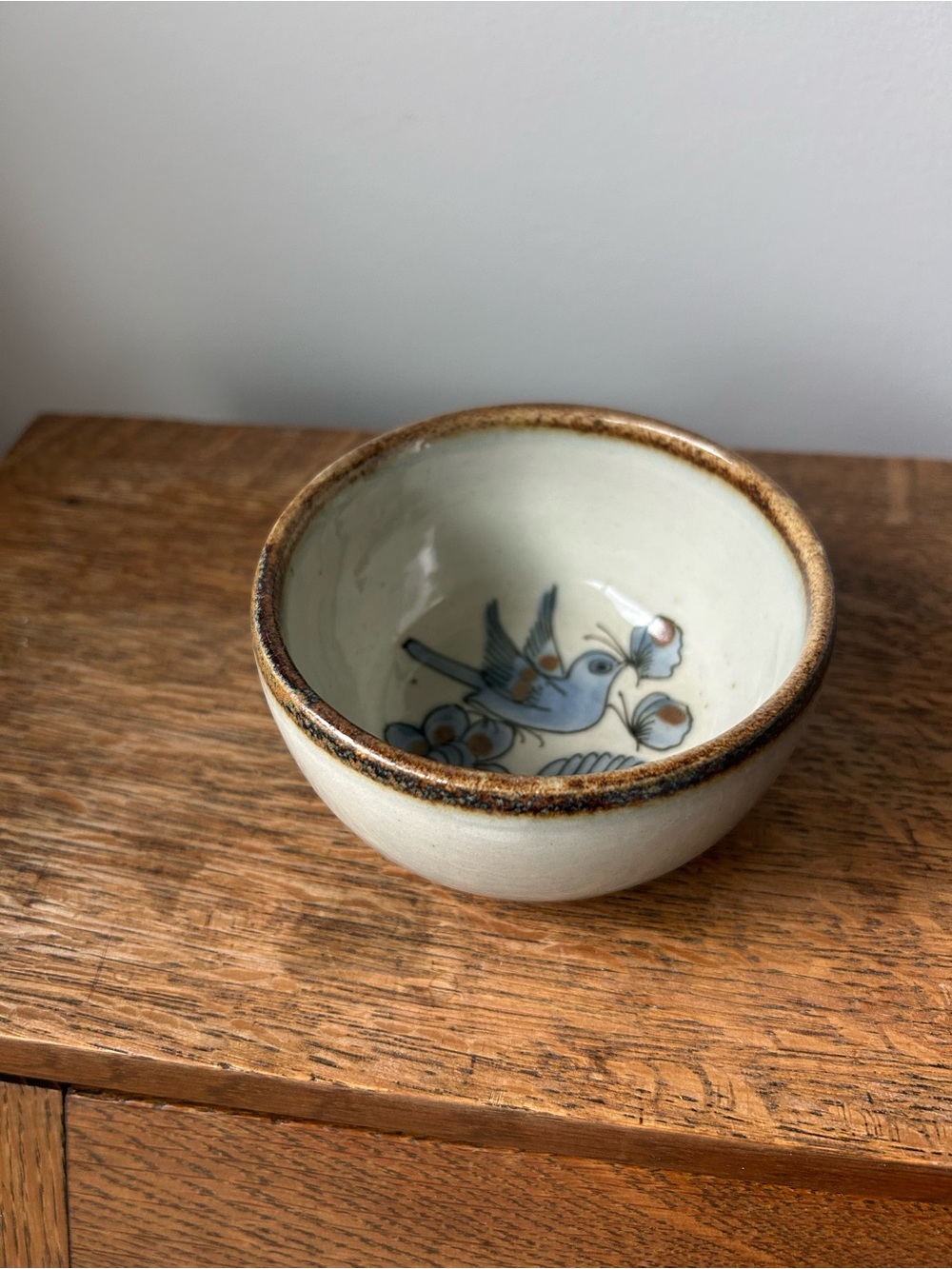 Vintage Mexican Tonala Pottery Small Bowl